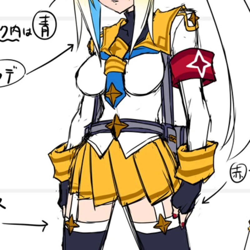 ボンバーガール プラチナ モチーフ製作(Yuma様専用) · narikiri
