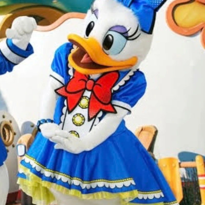 ディズニー　パルパルーザ　ドナルド　デイジー　衣装　70〜80cm　ハンドメイド ハンドメイド パルパルーザ デイジー コスプレ コスチューム